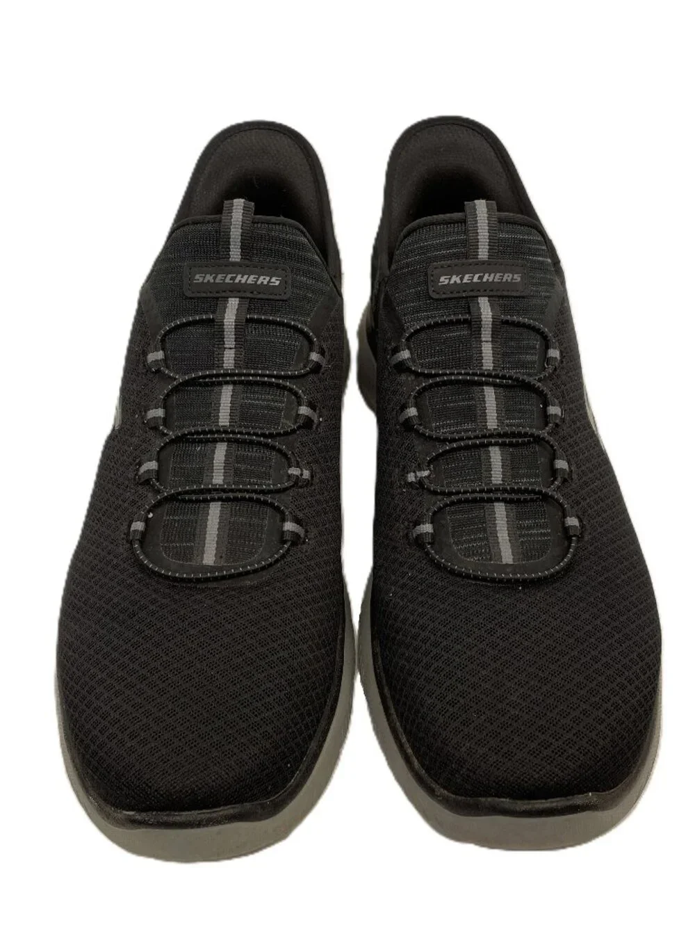 Skechers Hands-Free Slip-Ins Shoes Men's Sz 15 Black Sneakers Summits High Range